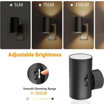 Voopa™ Dimmable LED Nightlight with Light Sensor Adjustable Brightness